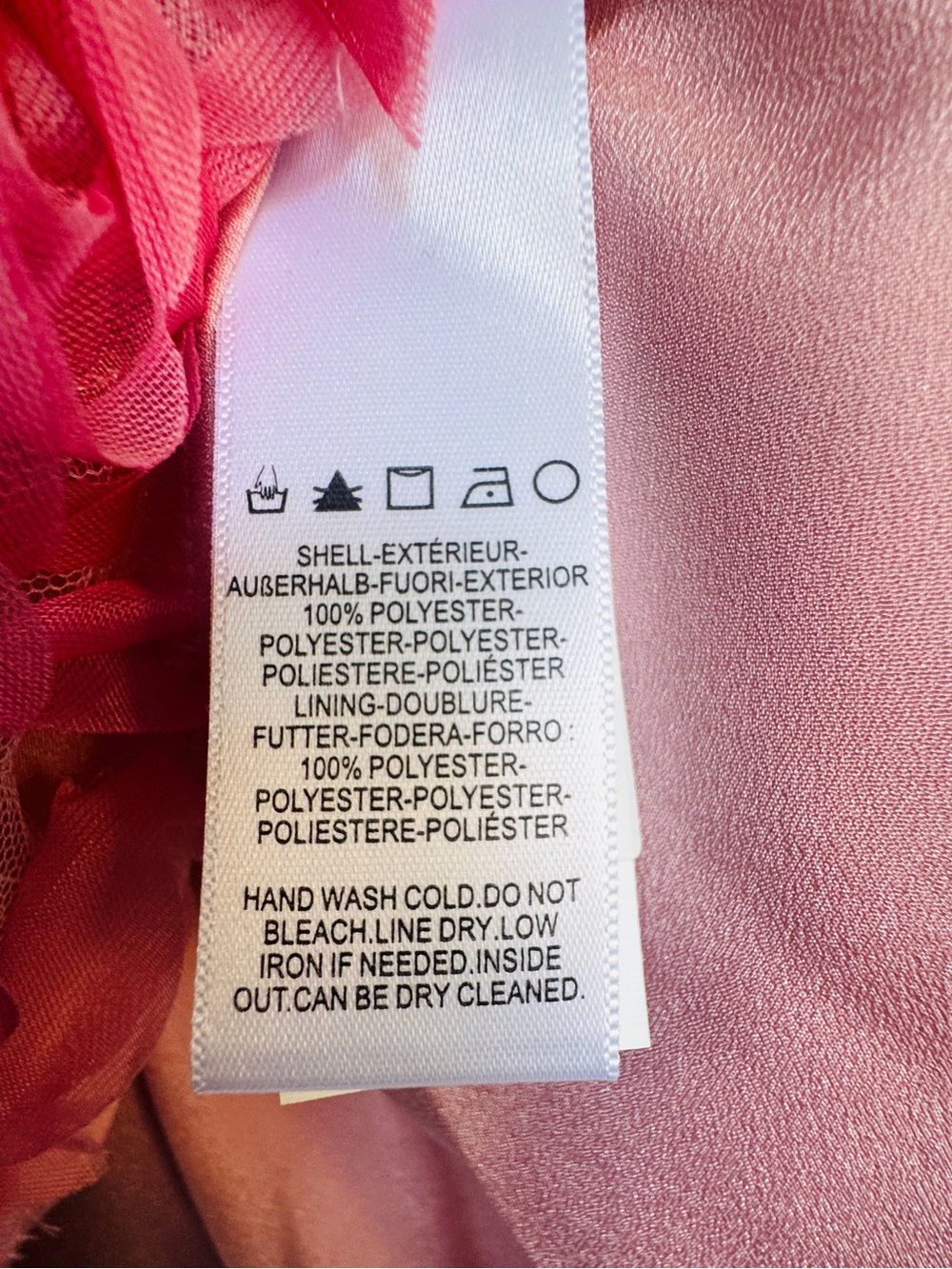 Dress the Population Sasha Strapless Rosette Mini Dress Pink Blush NWT Size L - Picture 11 of 12